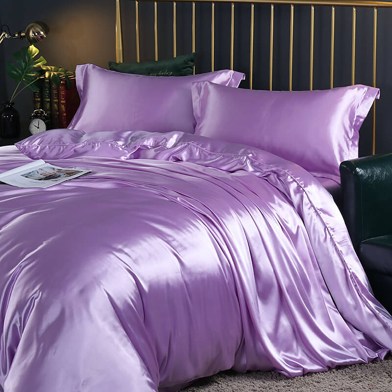 Silk Bed Sheets Set Full Size