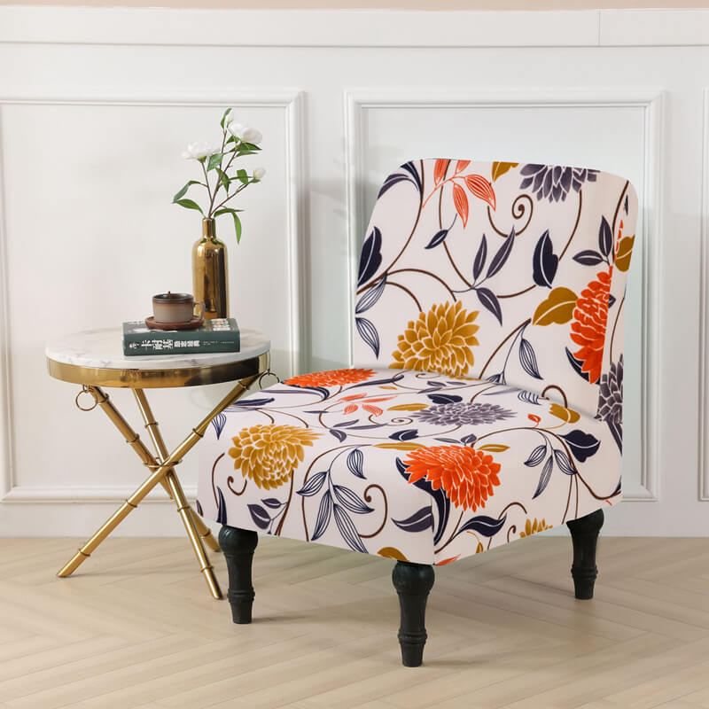 Armless Accent Chair Slipcover