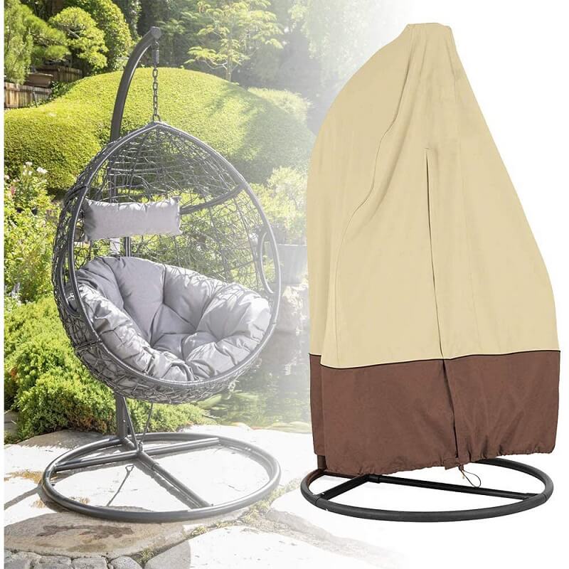 Waterproof Hanging Swing Egg Chair Covers with Zipper