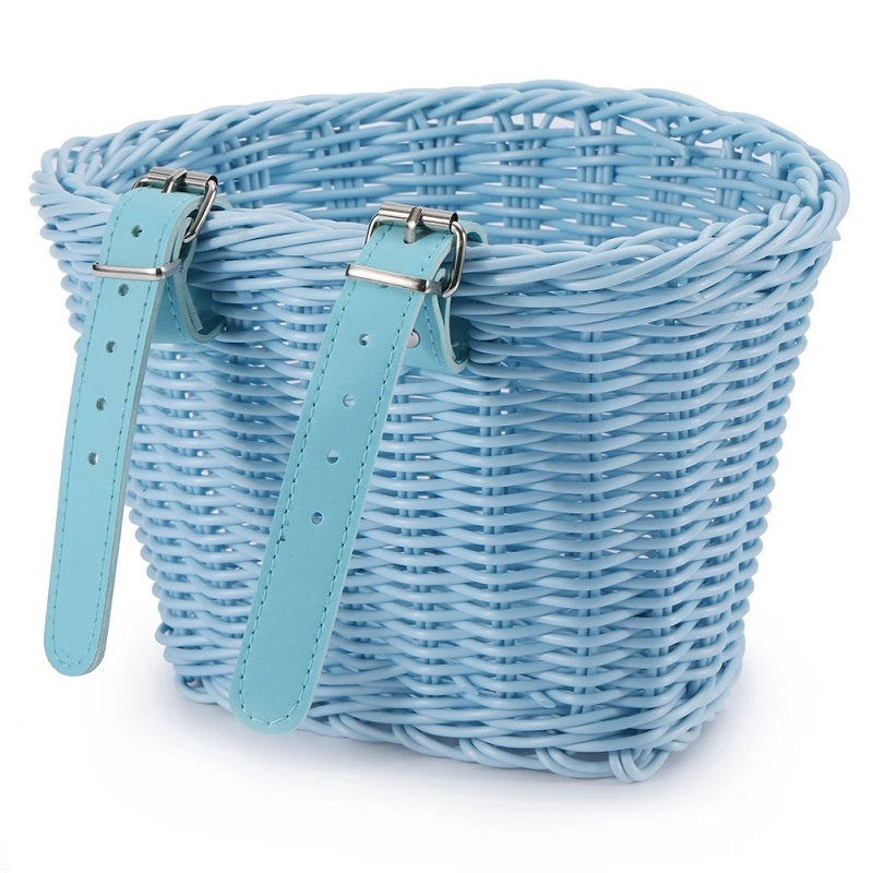 Wicker Bike Basket for Kids