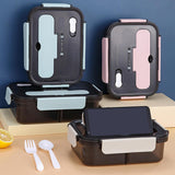 Leakproof Bento Lunch Box for Adults and Kids with Tableware