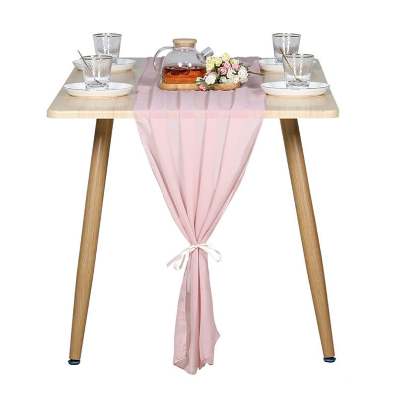 Chiffon Table Runner for Wedding Party