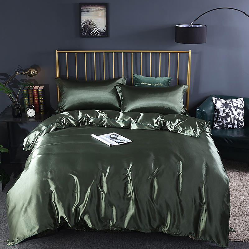 Silk Bed Sheets Set Full Size