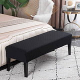 Stretch Jacquard Dining Bench Covers