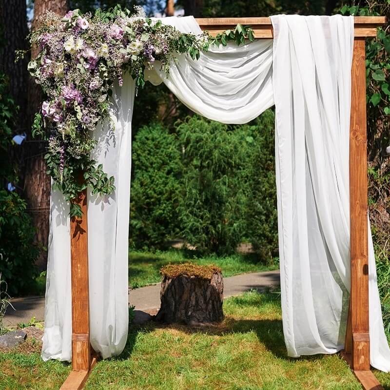 Extra Long Wedding Arch Draping Fabric 28" x 18 ft