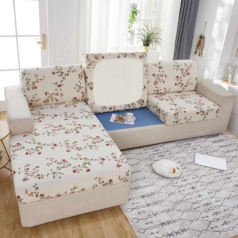 Replacement Couch Cushion Covers, Stretch Sofa Seat Cushion Covers ...