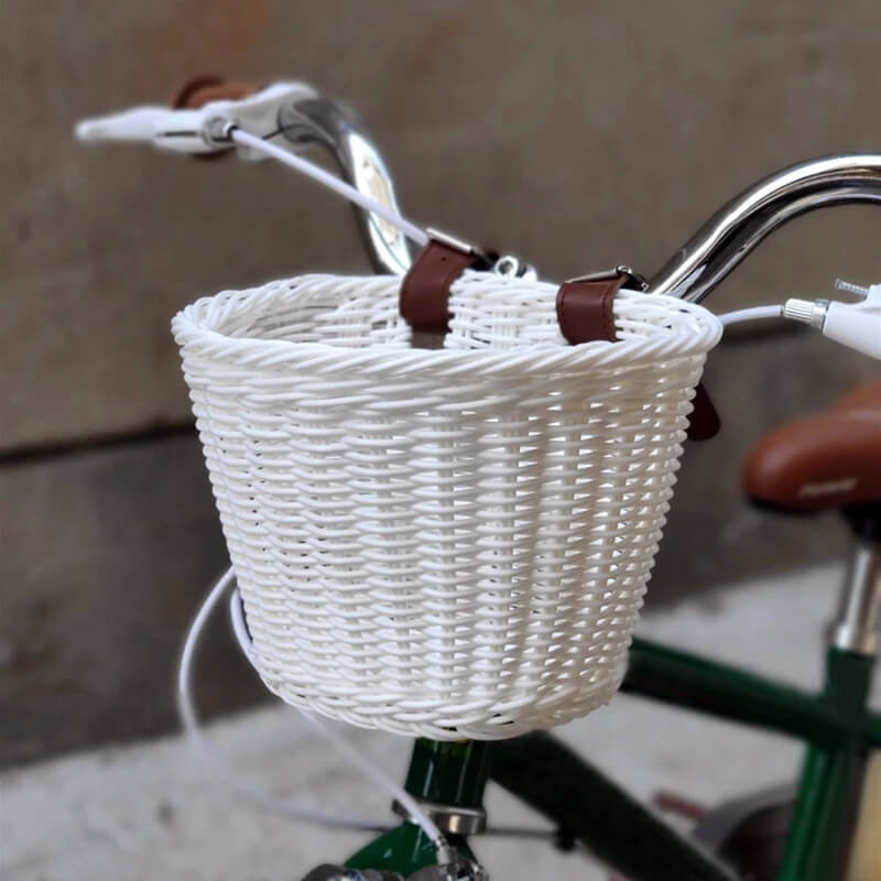 Wicker Bike Basket for Kids