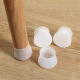 16Pcs Felt Bottom Silicone Chair Foot Protector Covers