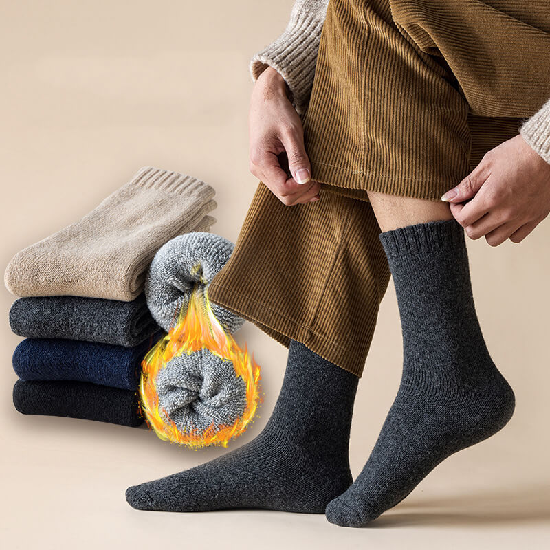 5 Pack Men's Wool Socks