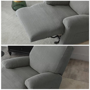 1/2/3/4 Seater Knitted Jacquard Recliner Chair Covers