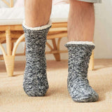 Mens Fleece Slipper Socks