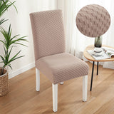 Square Jacquard Dining Room Chair Cover