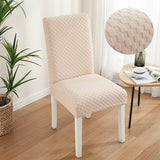 Square Jacquard Dining Room Chair Cover