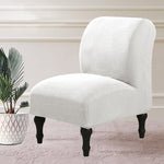 Armless Accent Chair Slipcover, Stretch Sofa Furniture Protector Covers