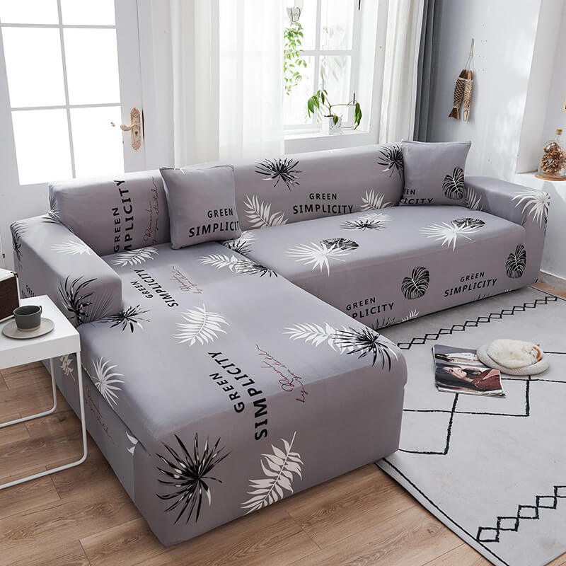 Stretch Printed Corner Sofa Cover| 20 Colors