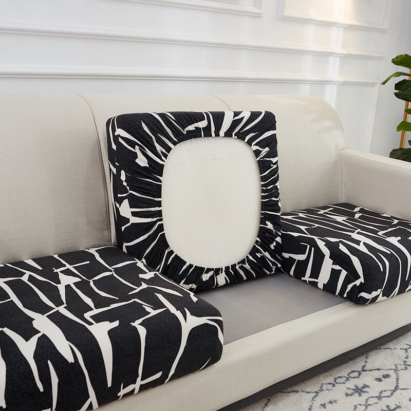 Stretch Printed Sofa Seat Cushion Cover