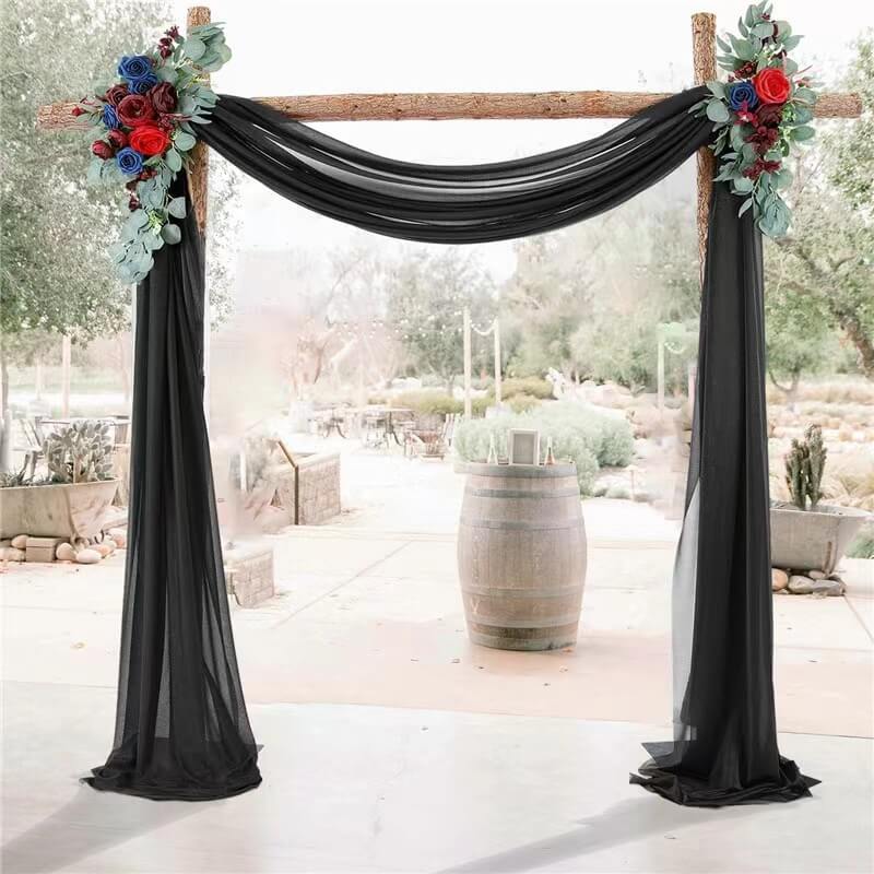 Extra Long Wedding Arch Draping Fabric 28" x 18 ft