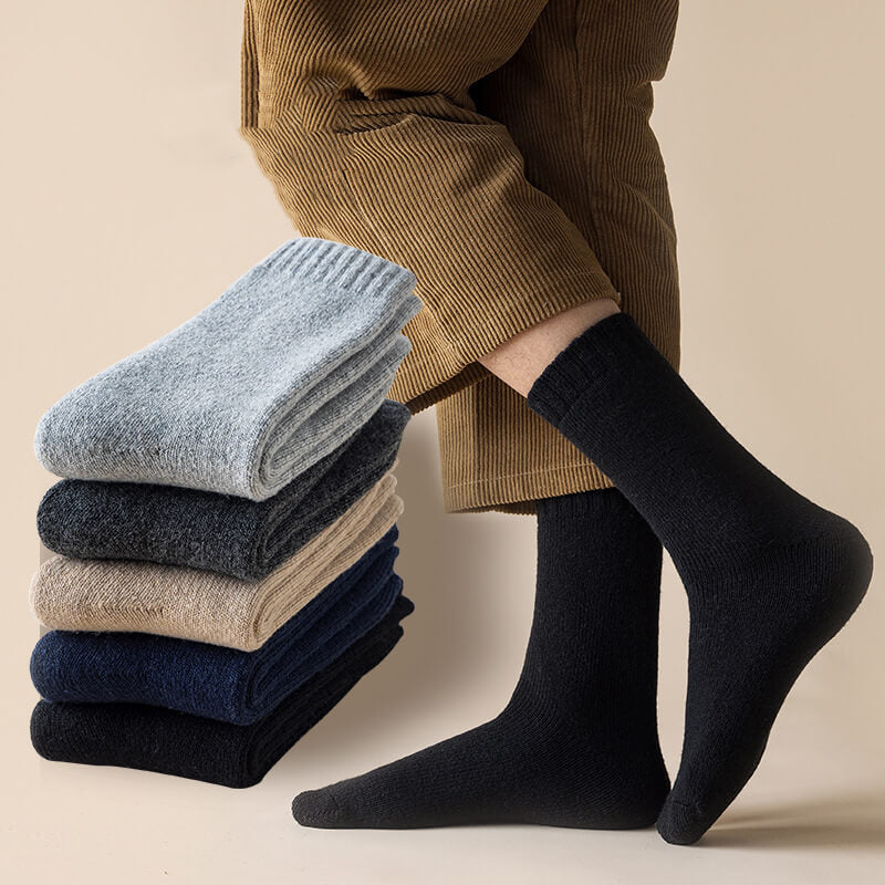 5 Pack Men's Wool Socks