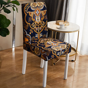Boho Style Printed Dining Chair Covers