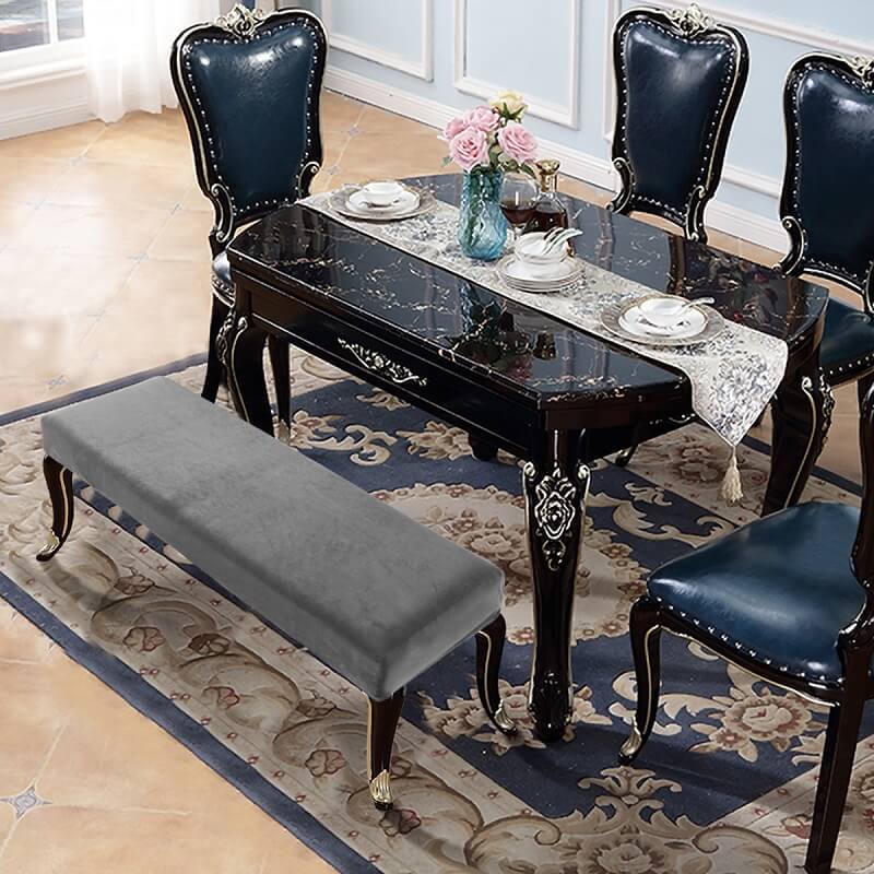 Velvet Dining Room Bench Covers