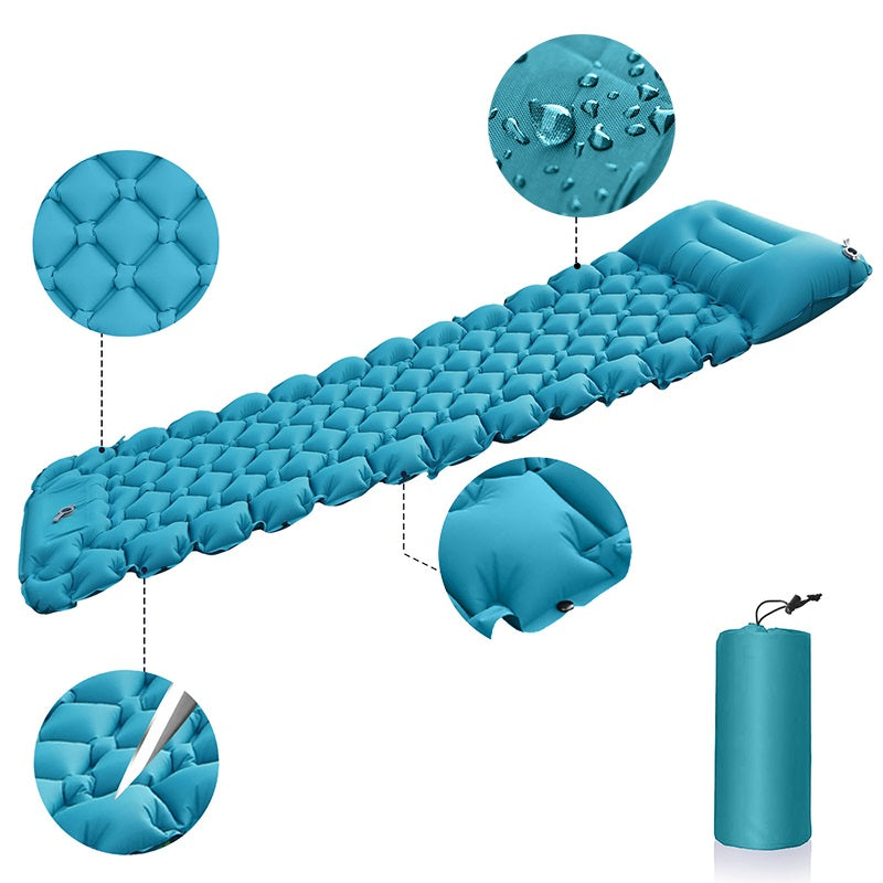 Inflatable Camping Mat with Pillow