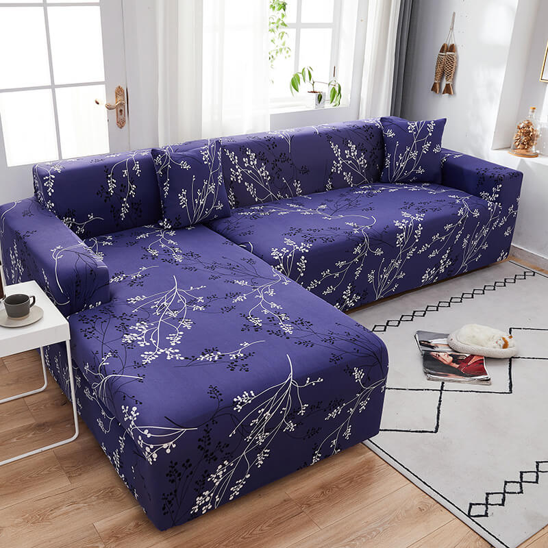 Stretch Printed Corner Sofa Cover| 20 Colors