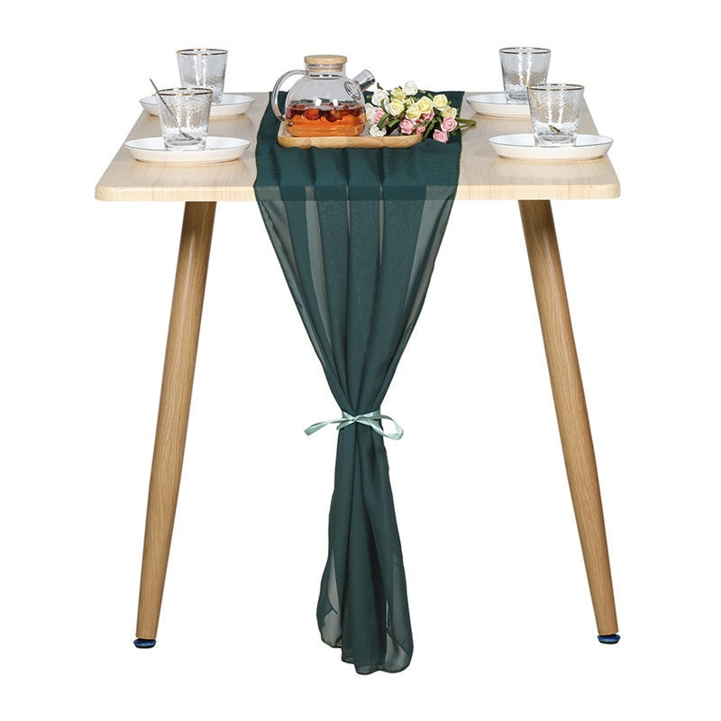 Chiffon Table Runner for Wedding Party