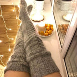 Warm Knited Thight-High Socks