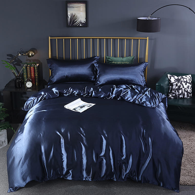 Silk Bed Sheets Set Full Size