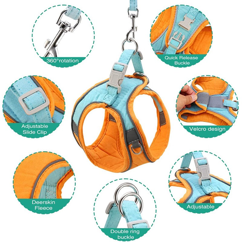 Escape Proof Cat Harness and Leash Set