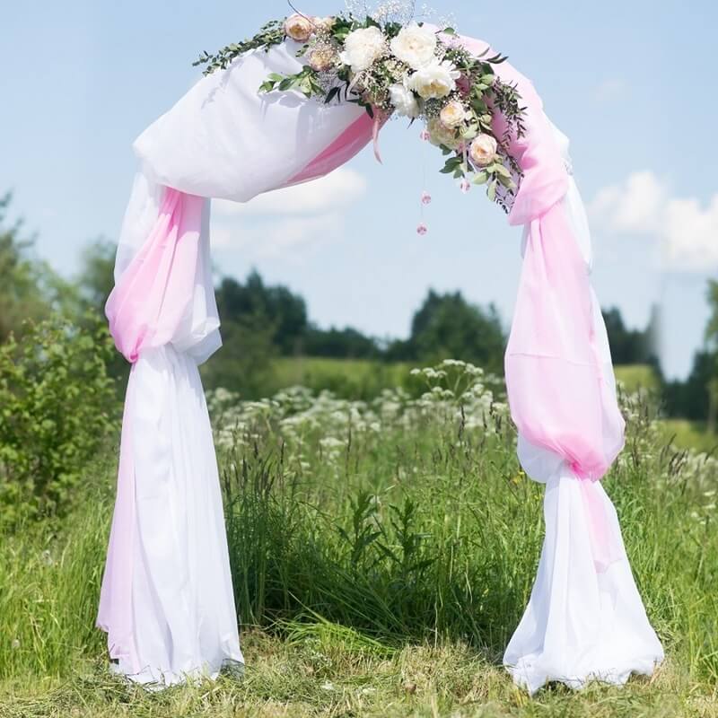Extra Long Wedding Arch Draping Fabric 28" x 18 ft