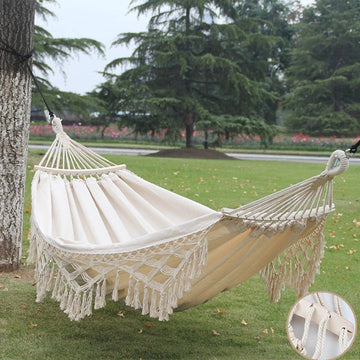 Boho Hammock with Tassels