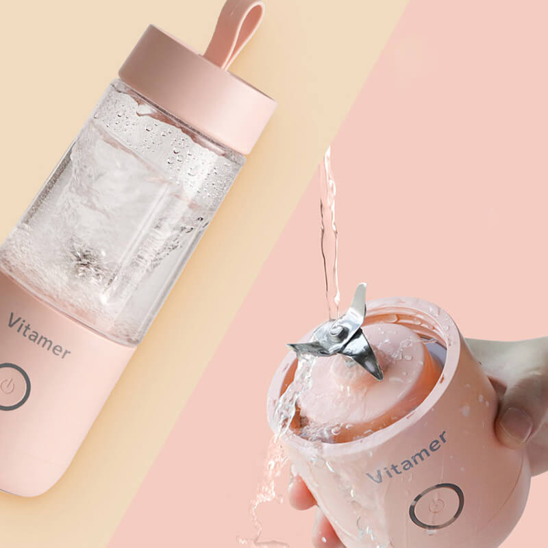 Electric Portable Blender Bottle, USB Rechargeable Mini Portable