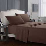 4 Pcs Cotton Bed Fitted Sheet Set- Full Size