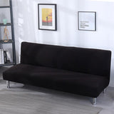 Stretch Jacquard Armless Sofa Slipcover