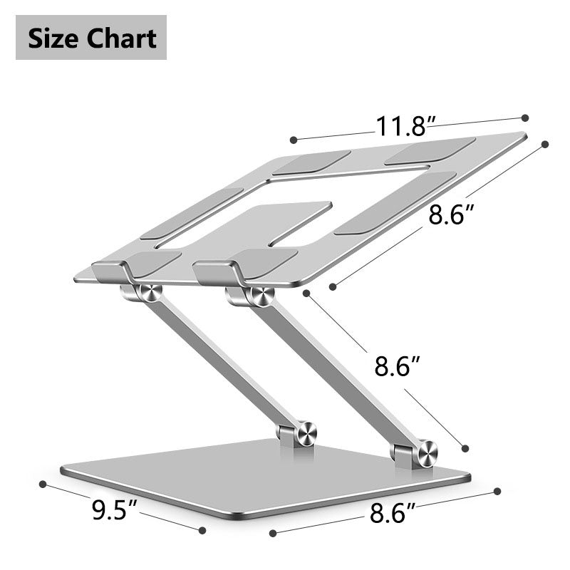 Adjustable Aluminum Laptop Stand for Desk