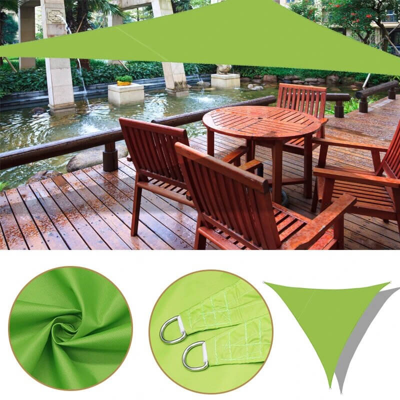 Waterproof Triangle Sun Shade Sail for Outdoor Patio