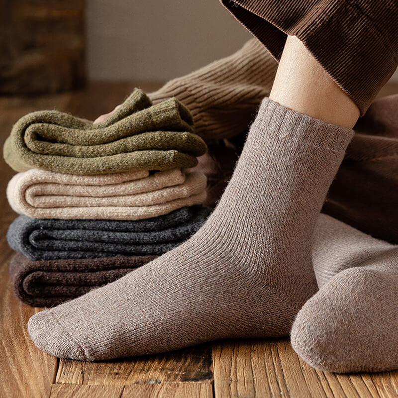 5 Pack Men's Wool Socks