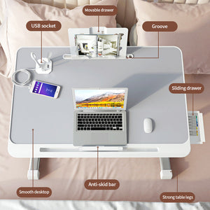 Adjustable Laptop Bed Desk with Foldable Legs