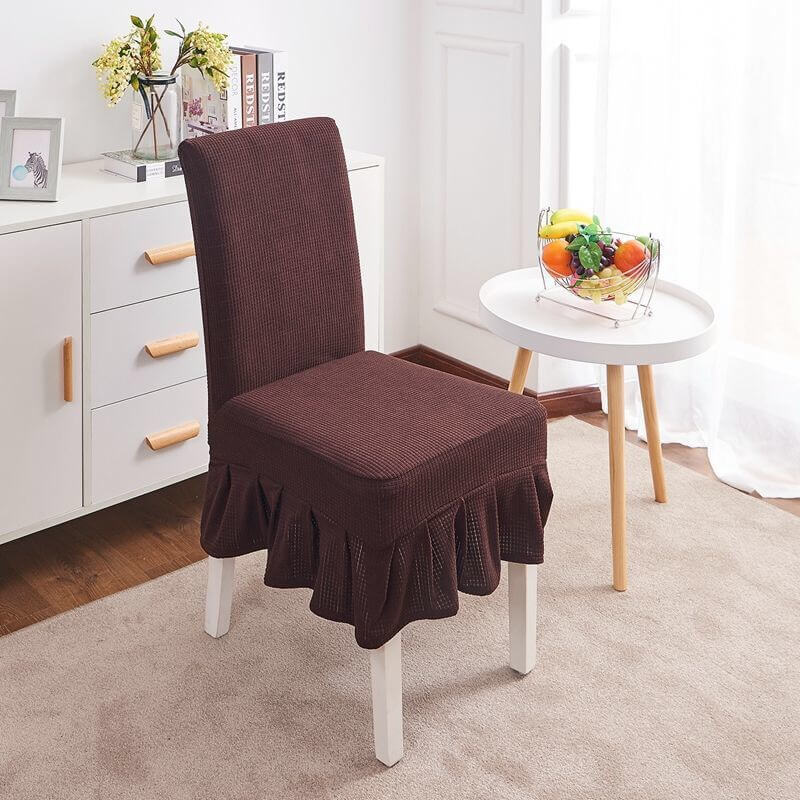 Waterproof Ruffled Dining Chair Covers