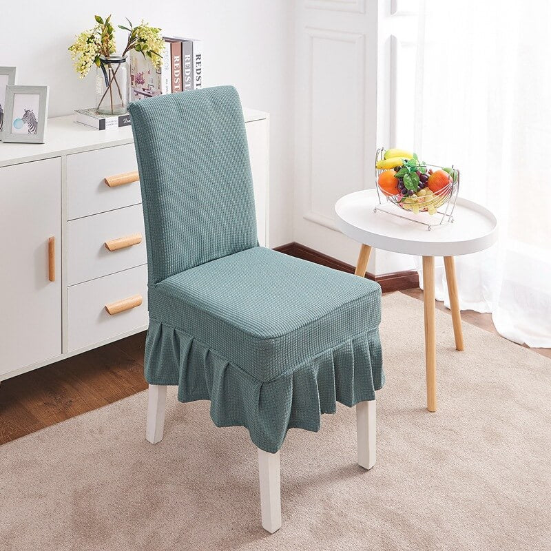 Waterproof Ruffled Dining Chair Covers