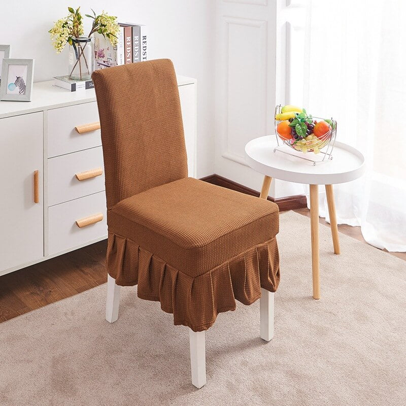 Waterproof Ruffled Dining Chair Covers