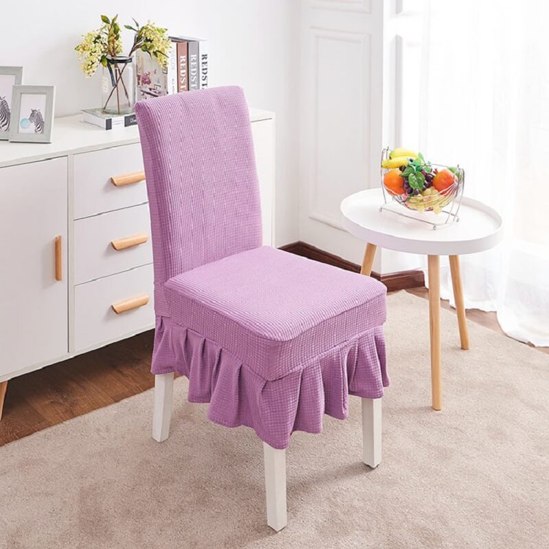 Waterproof Ruffled Dining Chair Covers