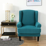 2-Piece Water Repellent Wingback Chair Covers