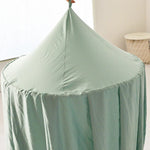 bed canopy-light green