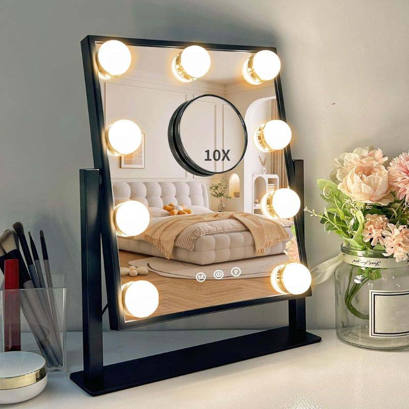 9 LED Light Bulb Hollywood Makeup Mirror