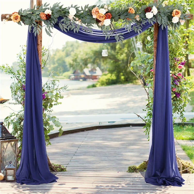 Extra Long Wedding Arch Draping Fabric 28" x 18 ft