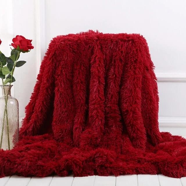 Fluffy Faux Fur Throw Blanket |Soft Plush fuzzy blankets for Couch Sofa