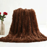 Fluffy Faux Fur Throw Blanket |Soft Plush fuzzy blankets for Couch Sofa