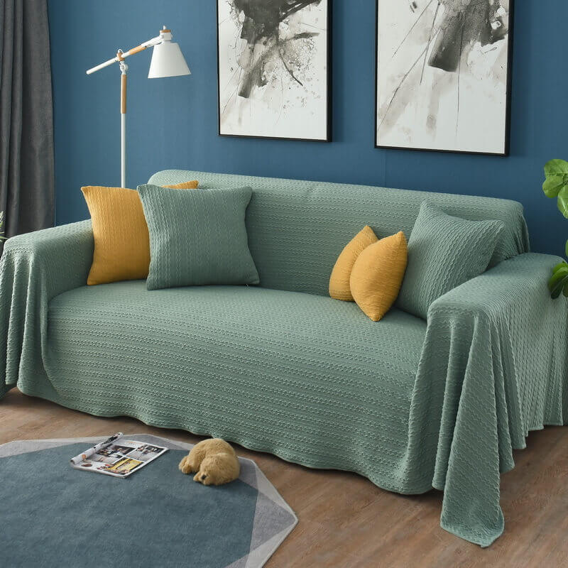 Extra Large Sofa Throws Blankets Covers, Super Soft Knitted Throw for ...